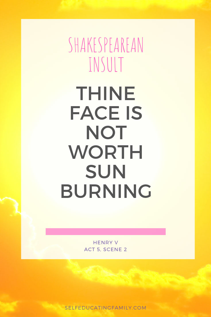 image quote shakespeare insult