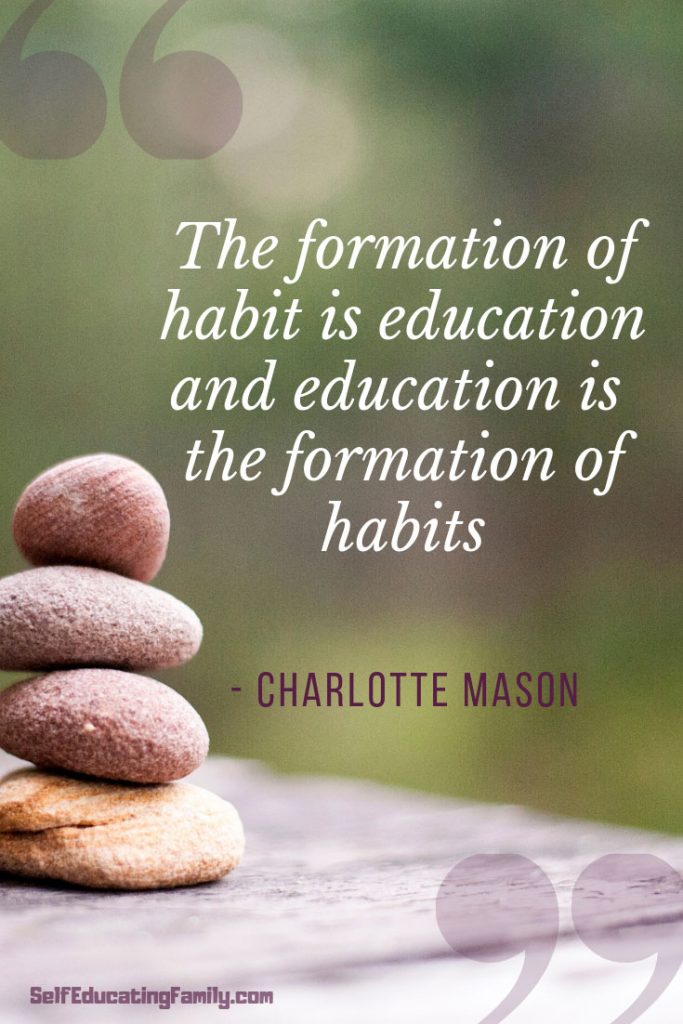 image Charlotte Mason formation of habit