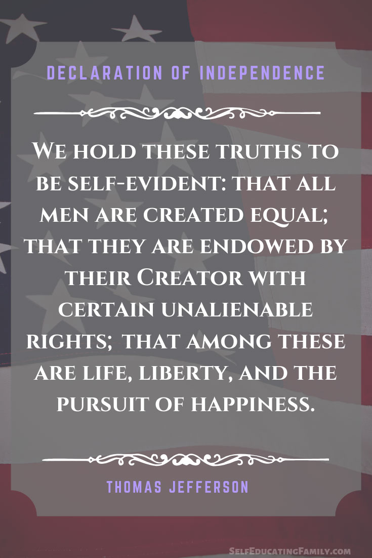 image quote declaration independence