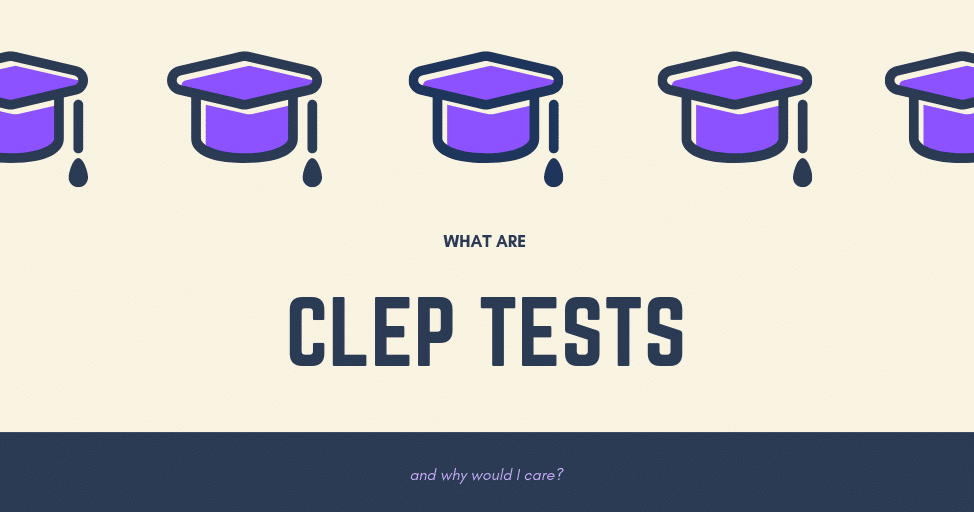 image header what are clep tests