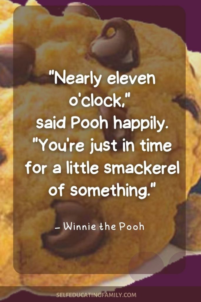 Winnie the Pooh quote smackerel