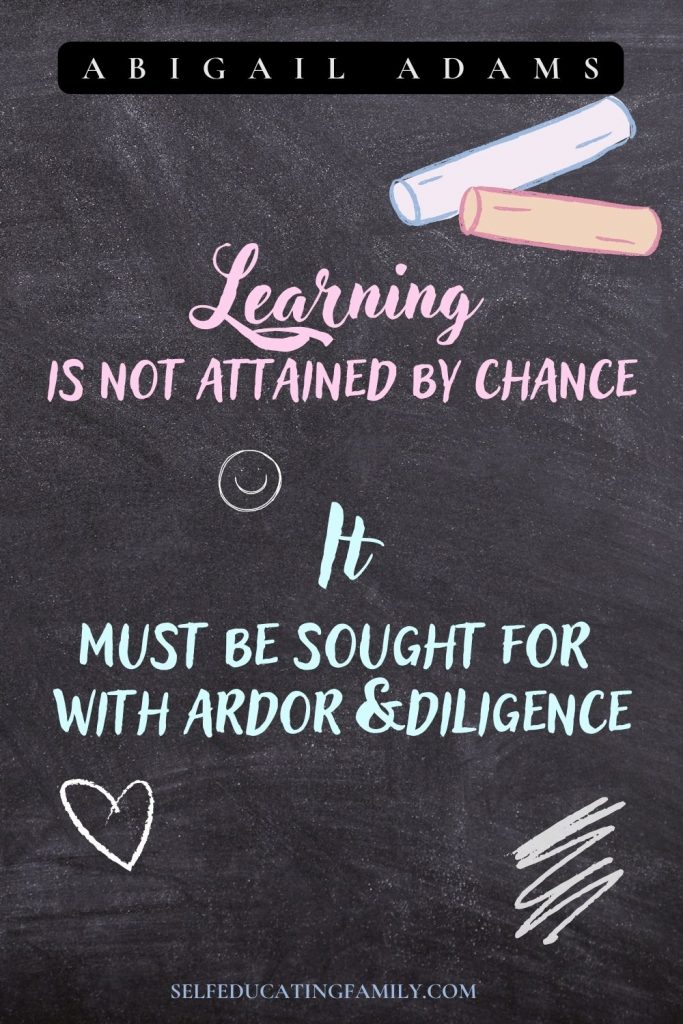 quote abigail adams learning