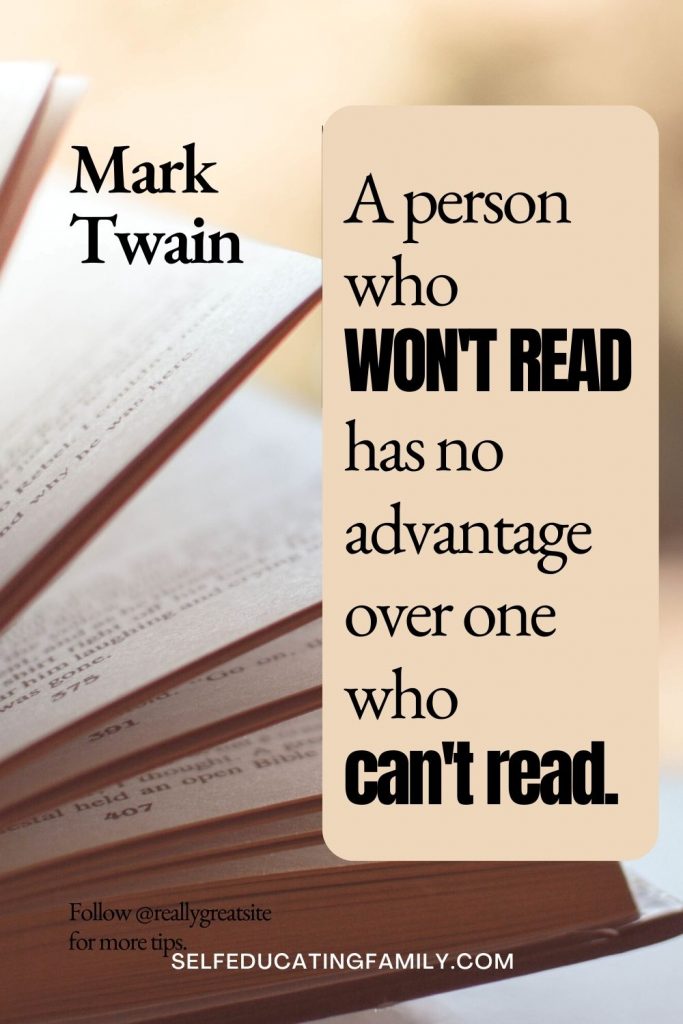 quote twain wont read