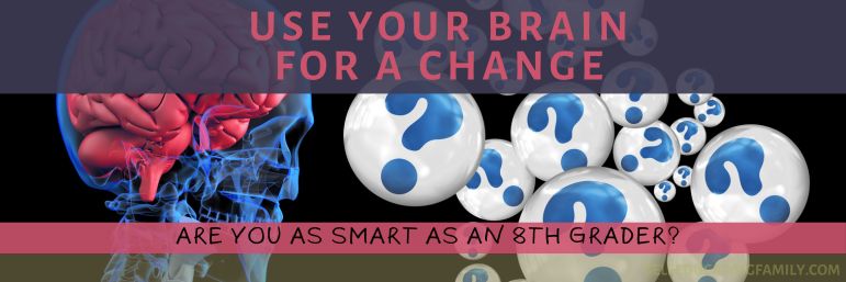 brain with question marks and words using your brain for a change