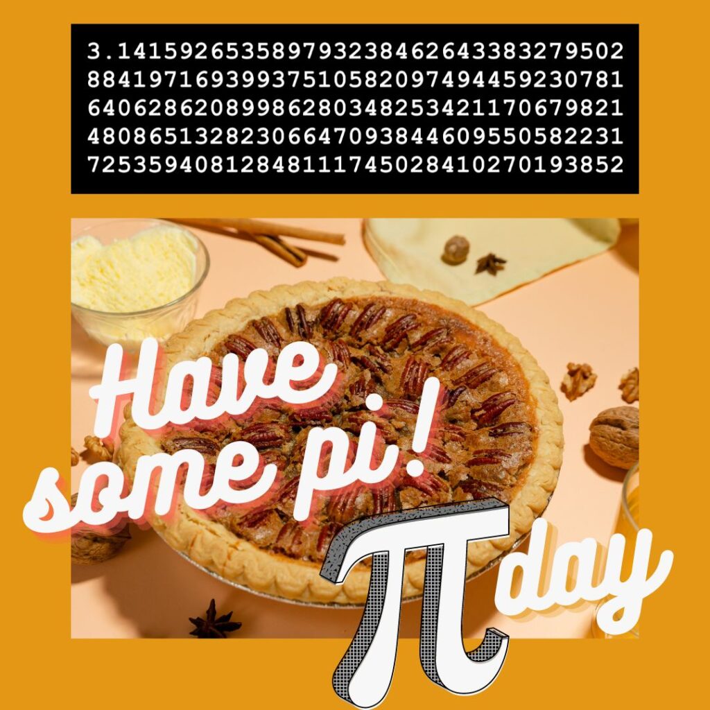 pecan pie with digits of pi