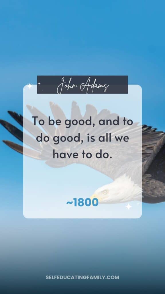 eagle with adams quote