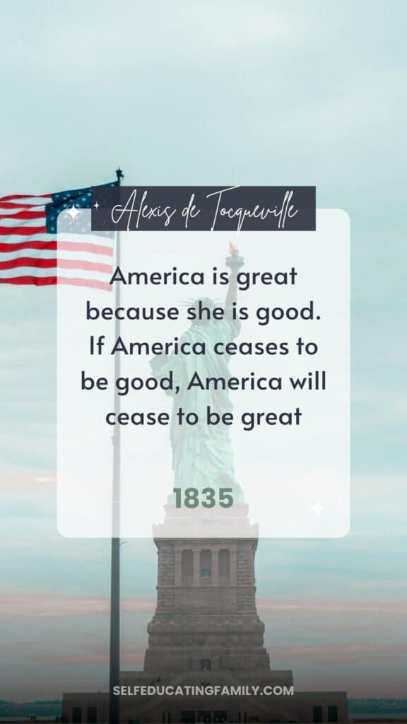 statue of liberty with America quote