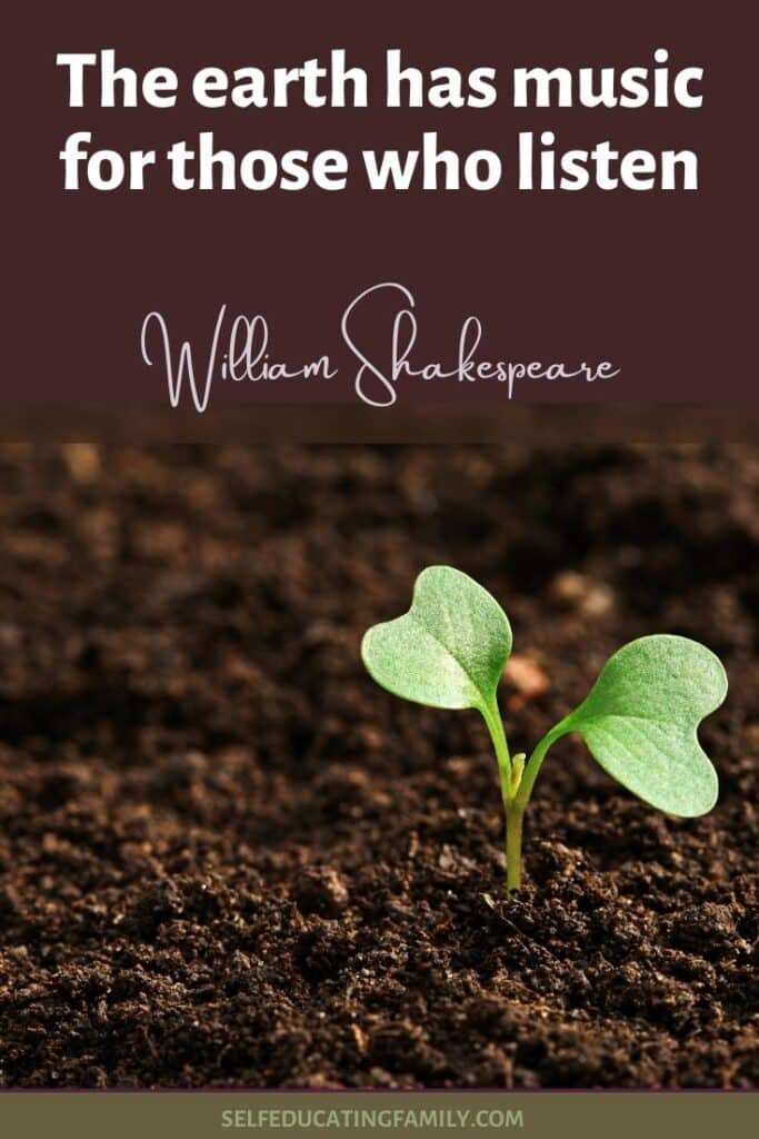 seedling with shakespeare quote