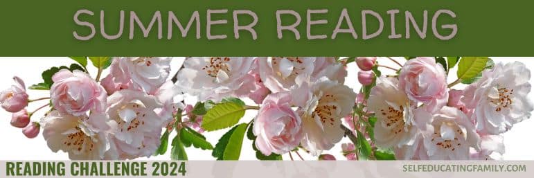 apple blossoms with words summer reading challenge
