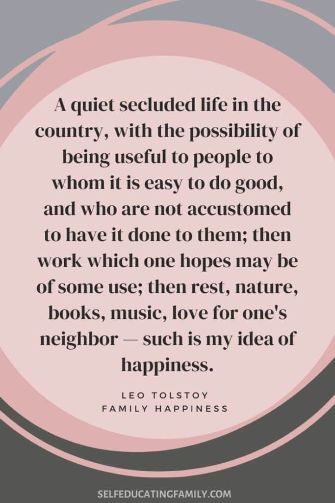 tolstoy quote from happiness