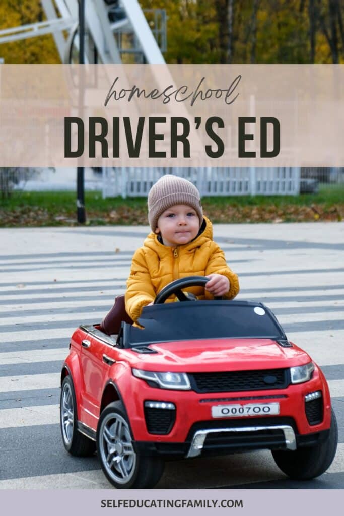 kid driving electric toy car