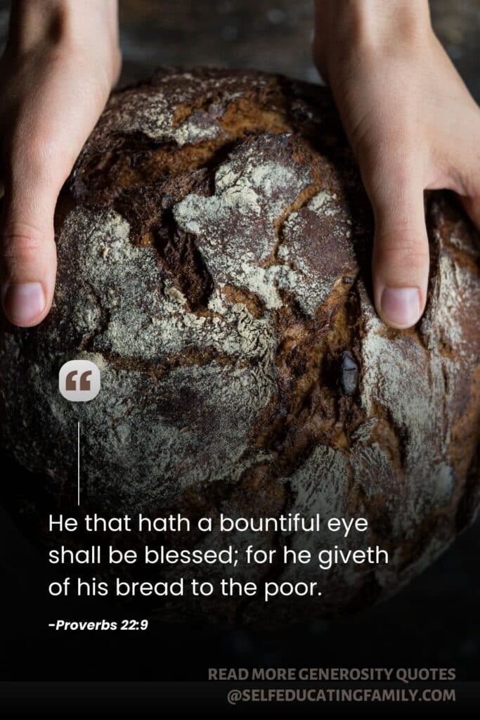 hands holding loaf of rustic bread