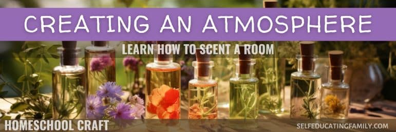 jars of essential oils with flowers in them outside on a table