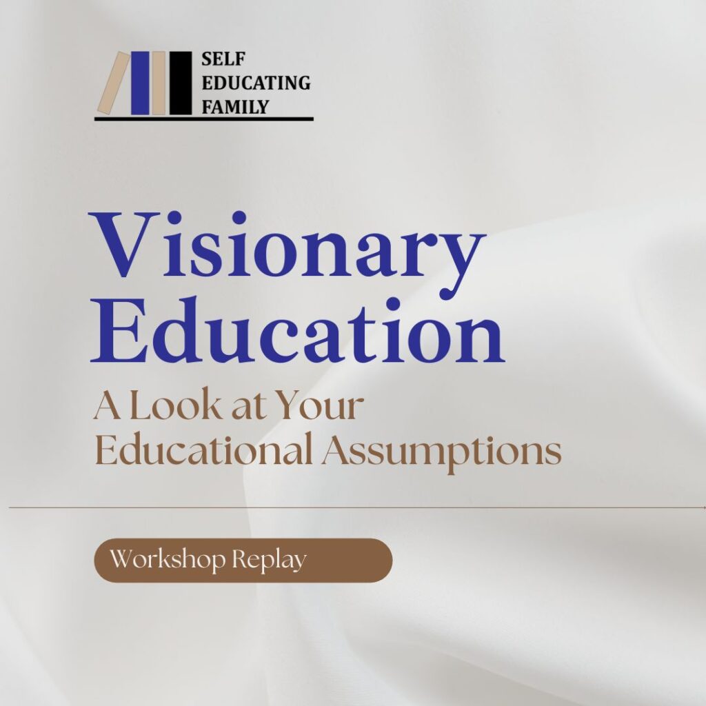 Title page for Visionary Education Workshop