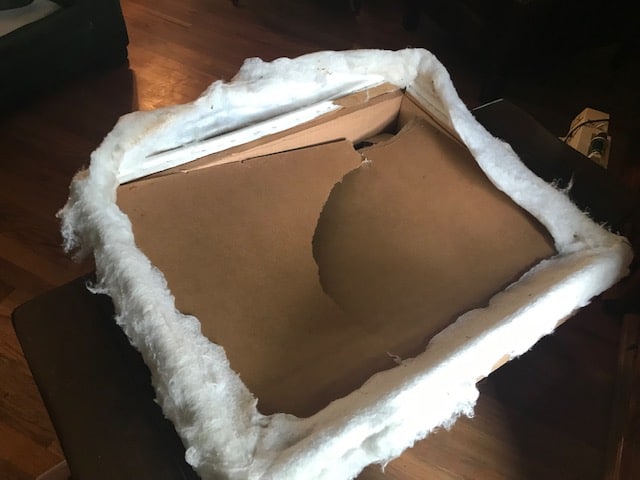 internal view of ottoman with broken structure