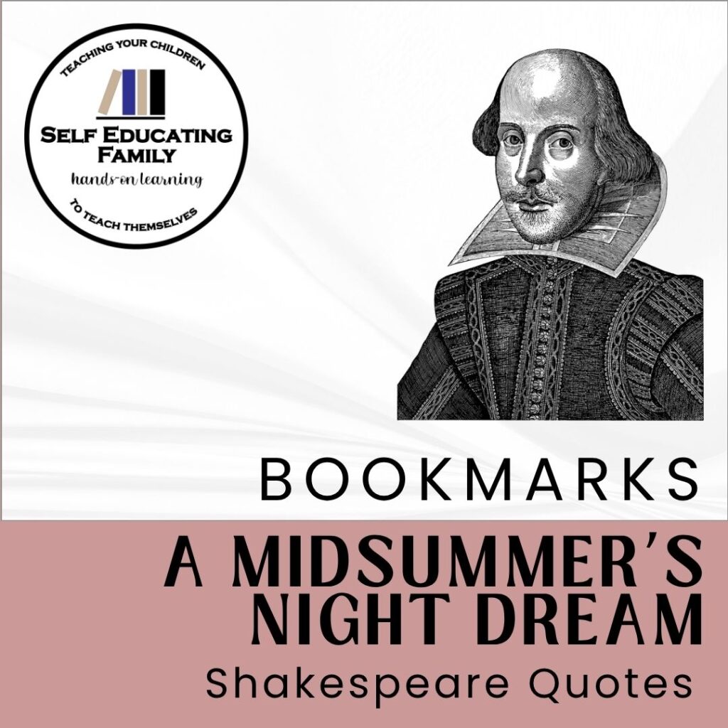 black and white line drawing of Shakespeare